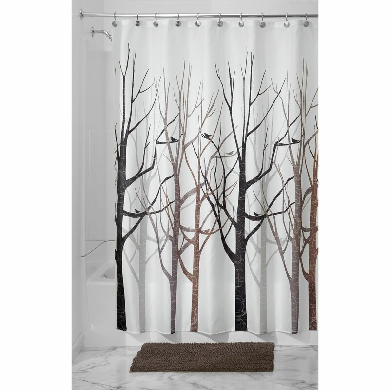 Gracie Oaks Naal Floral Single Shower Curtain And Reviews Wayfair Canada 